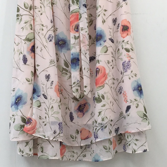 Jessica Simpson Maternity V-Neck Floral Flowy Dress Size S EXCELLENT Condition - Picture 4 of 8